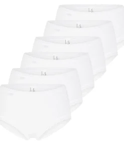 6 pack 24/7 Cotton Lace - midi slip
