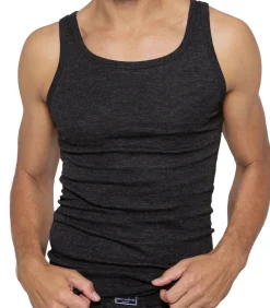 3 pack - Fijnrib Jeans - onderhemd