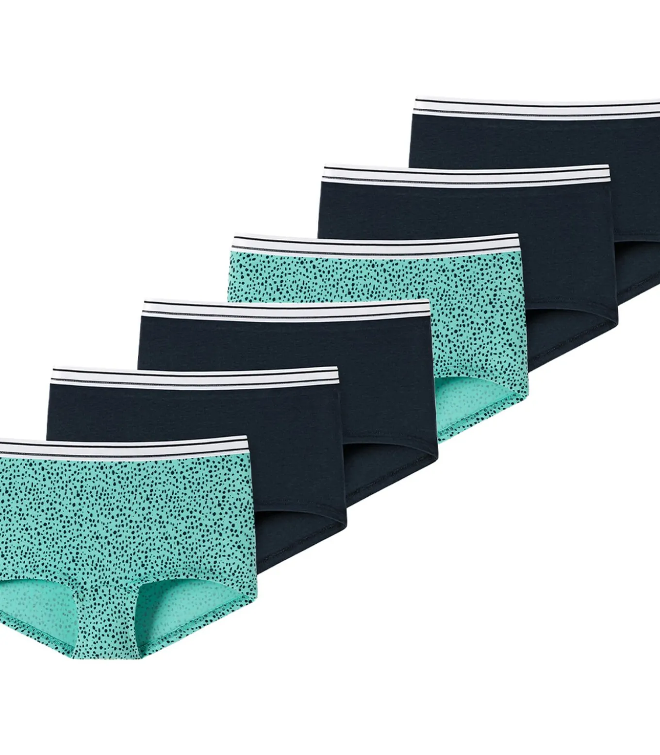 6 pack 95/5 Organic Cotton - shorts