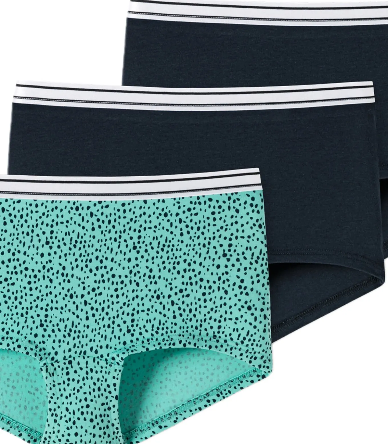 6 pack 95/5 Organic Cotton - shorts