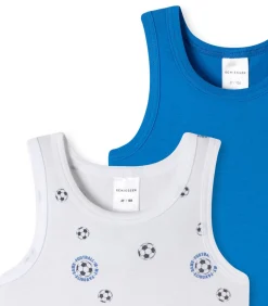 6 pack fijnrib Organic Cotton - onderhemd