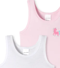 6 pack fijnrib Organic Cotton - onderhemd