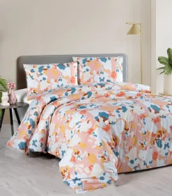 2 persoons beddengoed 240x220 cm+2 kussenslopen 65x65 cm in katoen