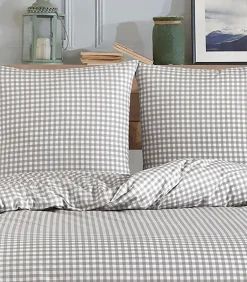 1 persoons beddengoed 140x200 cm+1 kussensloop 65x65 cm in katoen