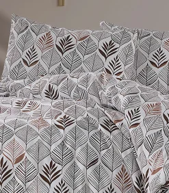 2 persoons beddengoed 240x220 cm+2 kussenslopen 65x65 cm in katoen