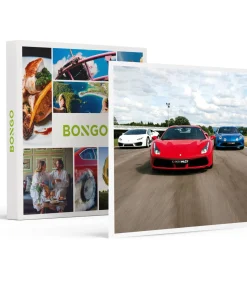 4 rondes racen in een Ferrari, Lamborghini of Porsche op het Circuit Geoparc - Actie