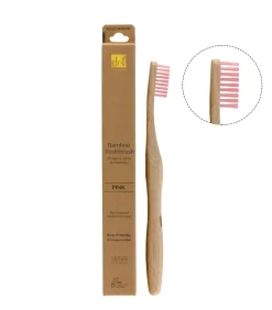 Aanbevolen Bamboe Tandenborstel van DB: Groen + Roze + Paars