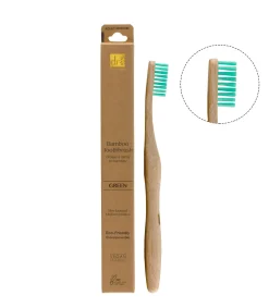 Aanbevolen Bamboe Tandenborstel van DB: Groen + Roze + Paars