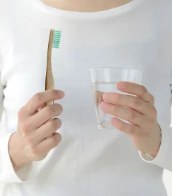 Aanbevolen Bamboe Tandenborstel van DB: Groen + Roze + Paars