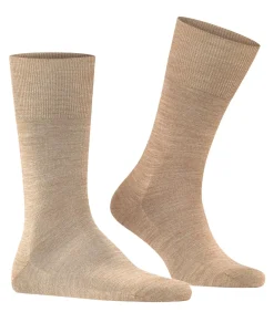 Airport Herensokken Wol Lichtbruin