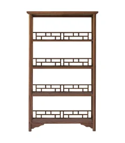 Ame - Boekenkast van massief iepenhout