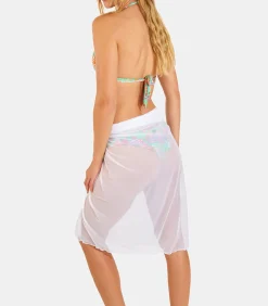 ange sarong in witte voile BIG UNI