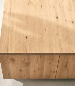 Anoa - Massief eiken vierkante salontafel
