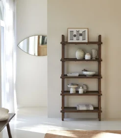 Arko - Hoge boekenkast in massief mangohout