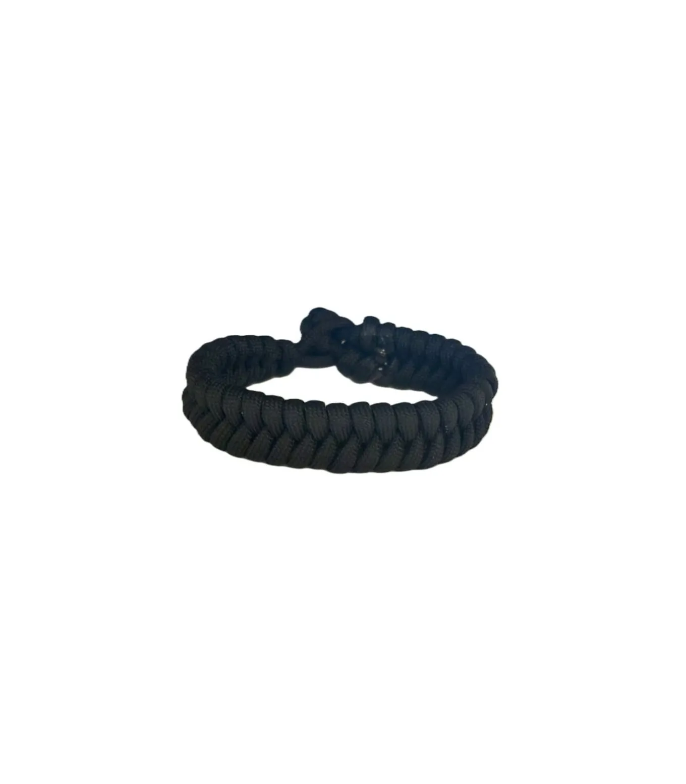Armband gevlochten paracord zwart