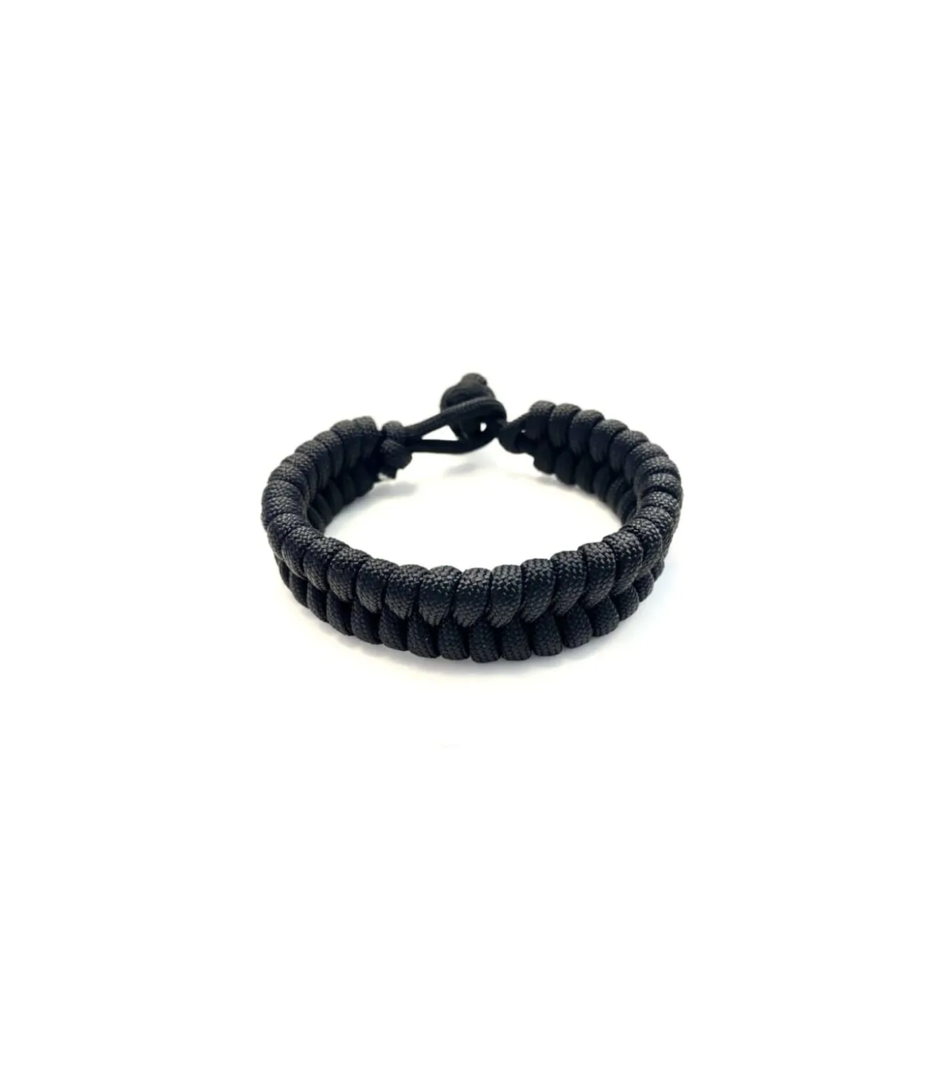 Armband gevlochten paracord zwart