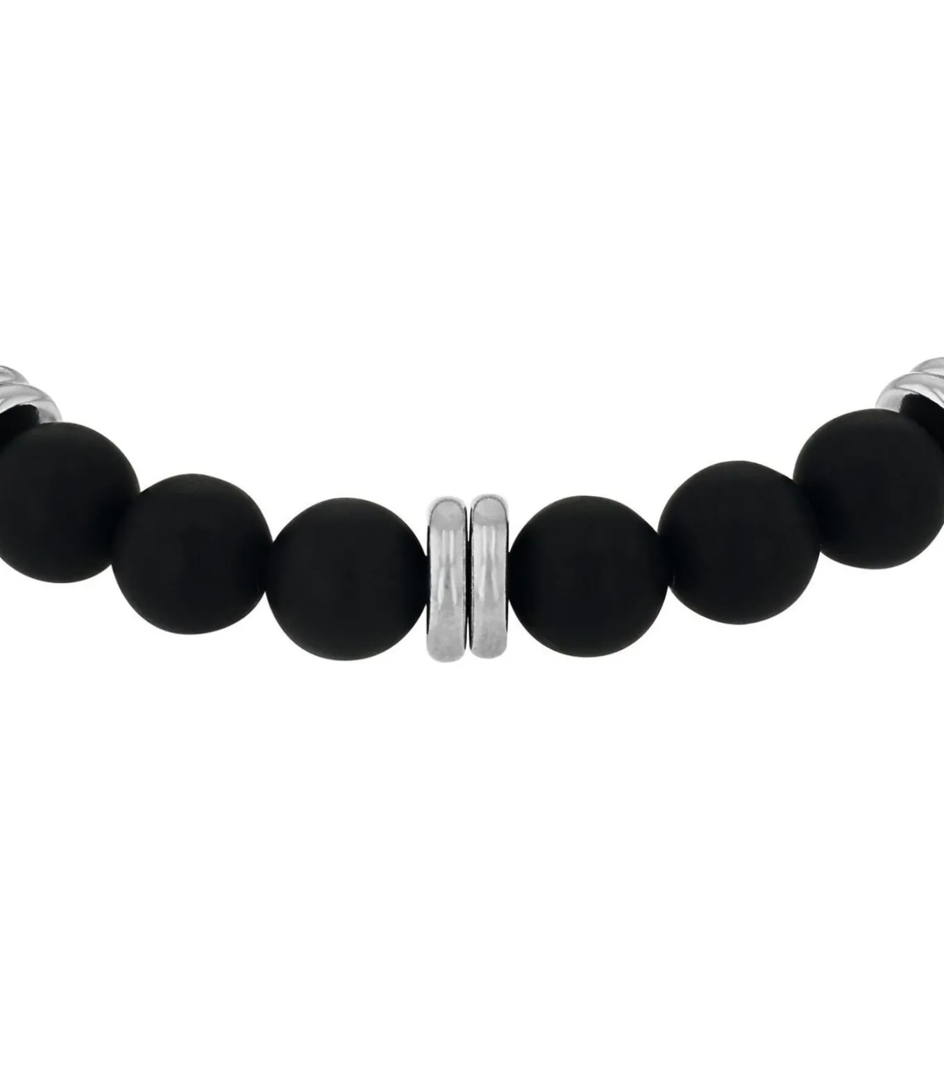 Armband voor mannen, roestvrij staal, agaat