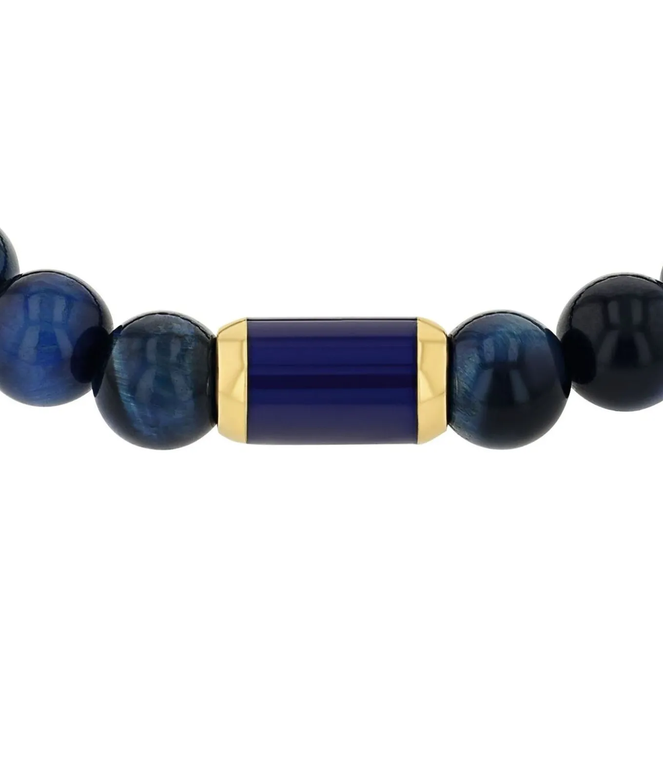 Armband voor mannen, roestvrij staal, tijgeroog