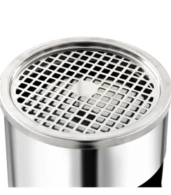 Asbak/prullenbak Hotel 30 L roestvrij staal