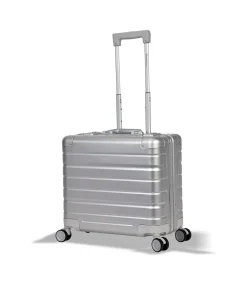 Athens Pilot Koffer 4 Wielen Zilveren