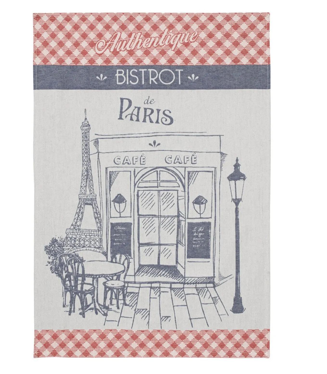 Authentique Bistrot - Tafellinnen Theedoek