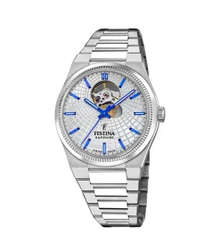 Automatisch horloge Rivé Swiss Made Silver & Blue
