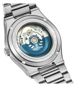 Automatisch horloge Rivé Swiss Made Silver & Blue