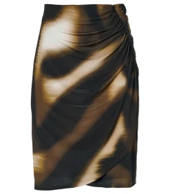 Avery Print Rok Olijfgroen / Multi