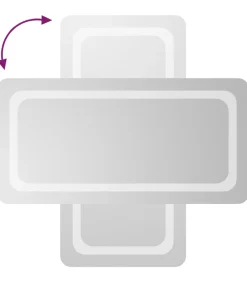 Badkamerspiegel LED 40x80 cm