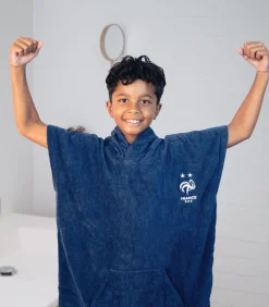 Badponcho voor kinderen van 100% katoen, LOGO