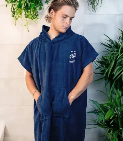 Badponcho voor kinderen van 100% katoen, LOGO