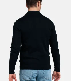 Baileys Gebreid Vest met Rits – Navy