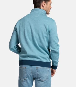 Baileys Half-Zip Sweatshirt – Lichtblauw