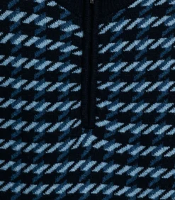 Baileys lamswollen trui - Blauw