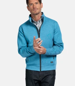 Baileys Pique Sweatvest - Sky Blue
