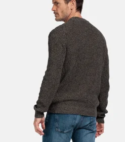 Baileys Pullover met structuur - Taupe