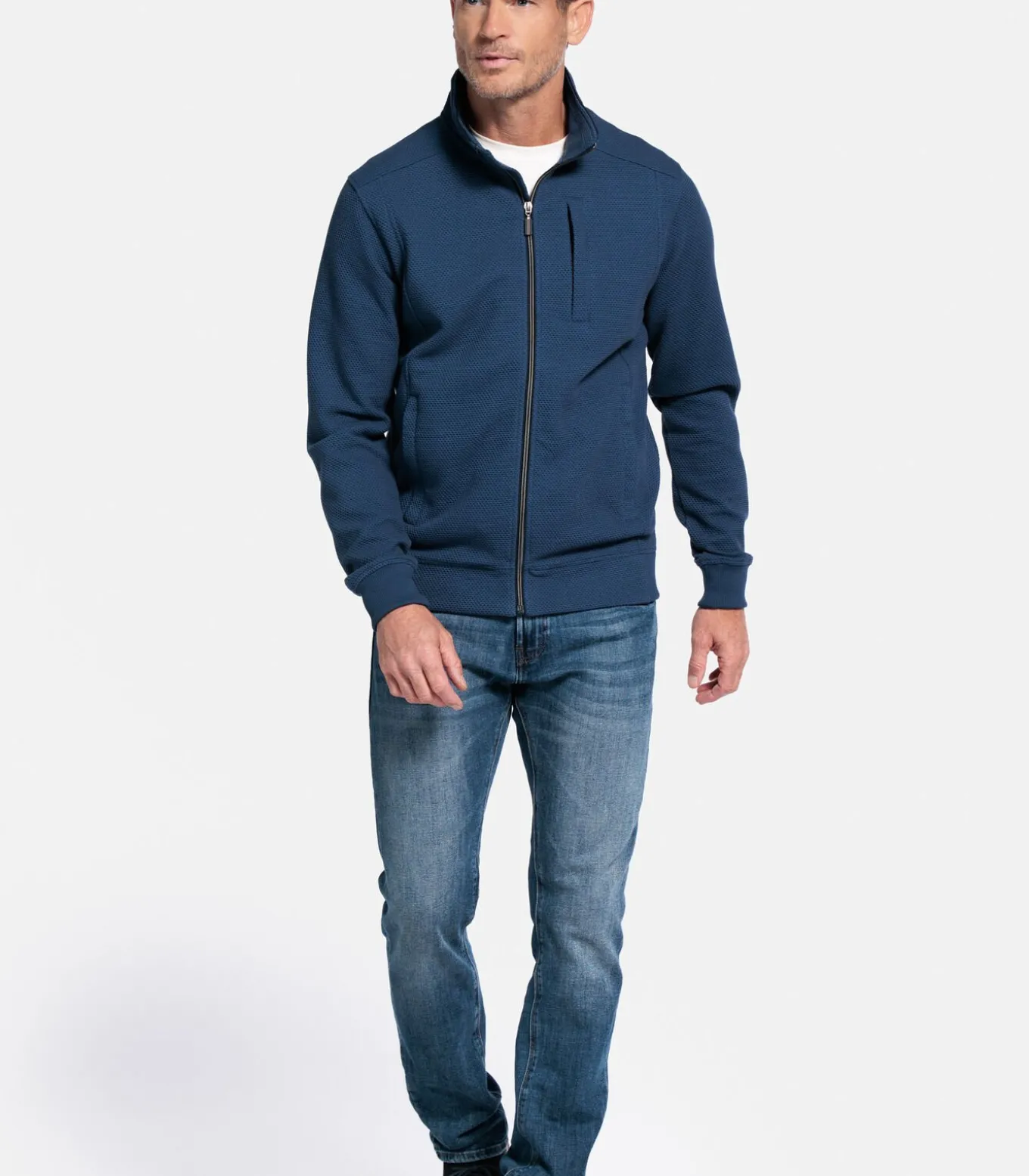 Baileys sportief vest - Denim