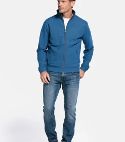 Baileys sweatvest - Delftblauw