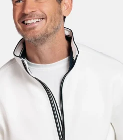 Baileys Sweatvest met Rits – Wit