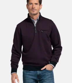 Baileys two-tone pullover - Bordeaux