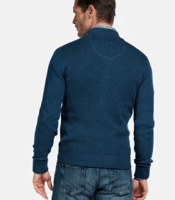 Baileys two-tone vest - Middenblauw