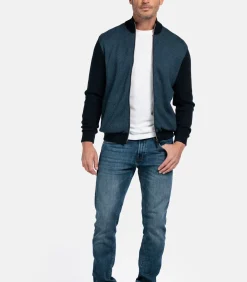 Baileys Two-Tone Vest – Navy