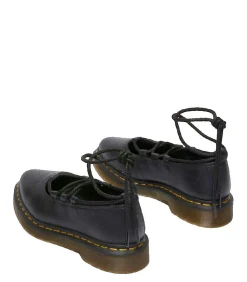 Ballerina's Dr. Martens Elphie II van zwart leer