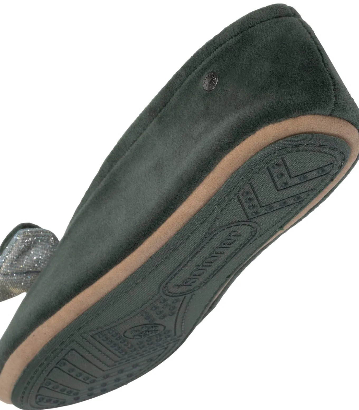 Balletpantoffels dames met dubbele strik Sage