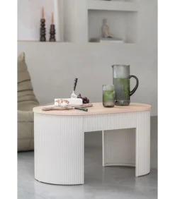 Bank Estriado - Grijs - 80x40x42cm