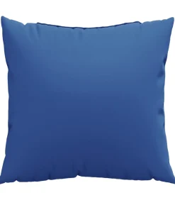 Bankkussens 4 st 40x40 cm stof koningsblauw