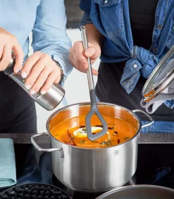 Basic Line Schuimspaan - RVS / Siliconen - 32 cm