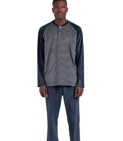 Basic Pyjama fluwelen outfit broek top lange mouwen