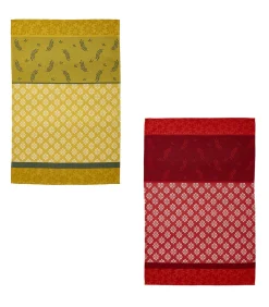 Bastide - Set van 2 theedoeken van puur katoenen jacquard