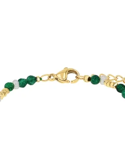 Bead Armband voor dames, roestvrij staal, gekweekte zoetwaterparel, kattenoog